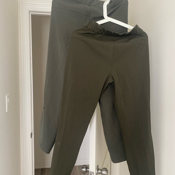 Two dark green lululemon pants - Picture 2 of 2
